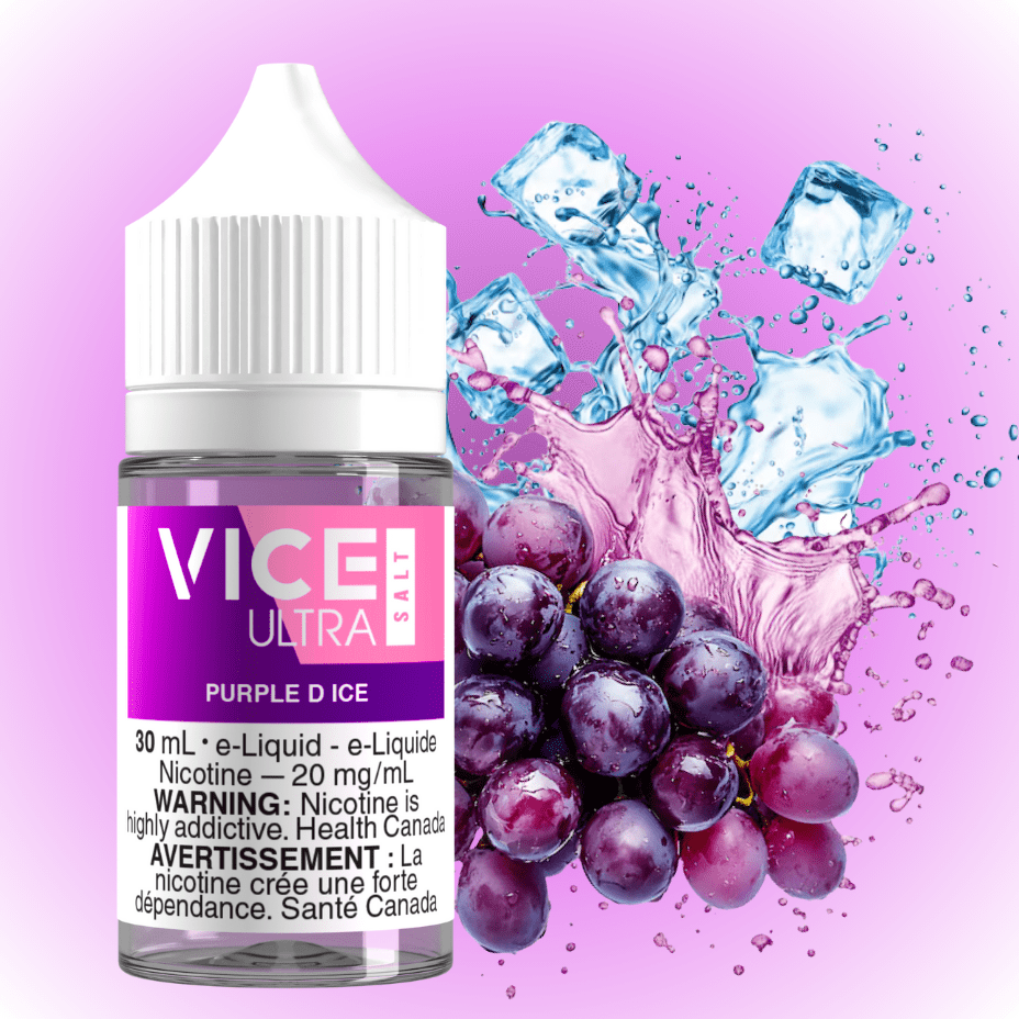 Vice Ultra Salt - Purple D Ice 20mg Brandon Vape SuperStore and Cannabis Manitoba Canada