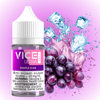 Vice Ultra Salt - Purple D Ice 20mg Brandon Vape SuperStore and Cannabis Manitoba Canada