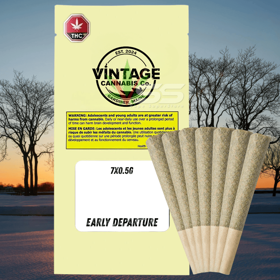 Vintage Cannabis Early Departure Sativa Pre-rolls 7x0.5g Brandon Vape SuperStore and Cannabis Manitoba Canada