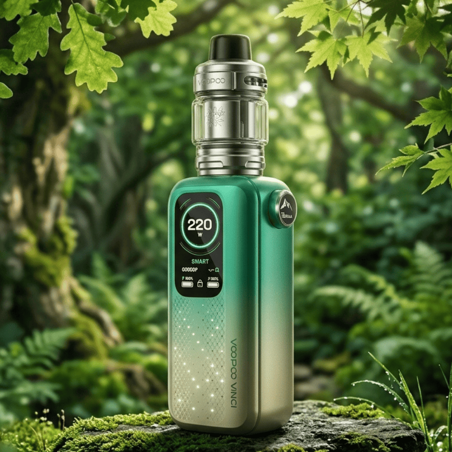 VooPoo Vinci Spark 220W Box Mod Kit-5.5ml Green Brandon Vape SuperStore and Cannabis Manitoba Canada