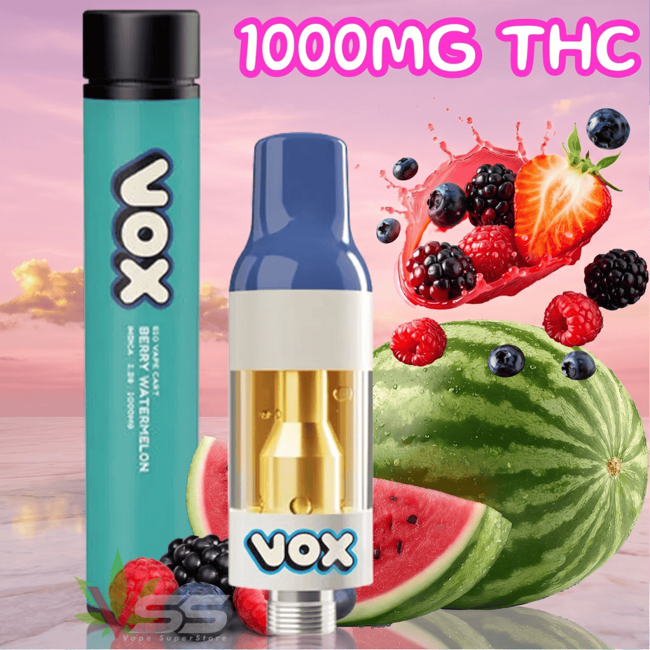 VoxPuffz Berry Watermelon Indica 510 Cartridge - 1.2g Brandon Vape SuperStore and Cannabis Manitoba Canada