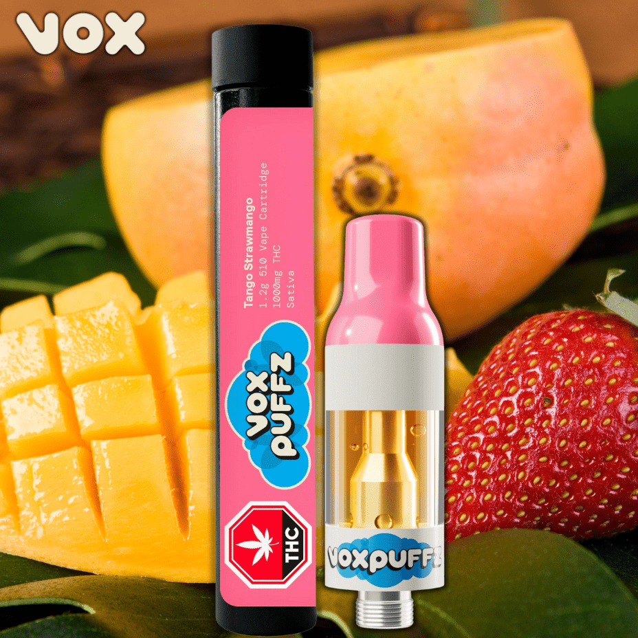 Voxpuffz Tango Strawmango Cartridge - 1.2g Brandon Vape SuperStore and Cannabis Manitoba Canada