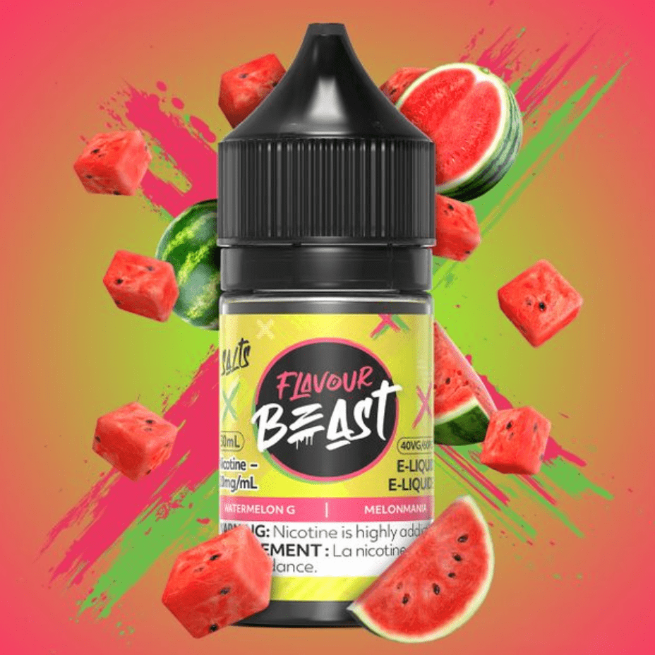 Watermelon G by Flavour Beast Salts 30ml / 20mg Brandon Vape SuperStore and Cannabis Manitoba Canada