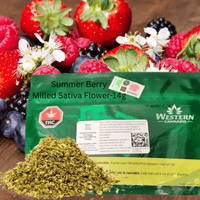 Western Summer Berry Milled Sativa Flower-14g Brandon Vape SuperStore and Cannabis Manitoba Canada