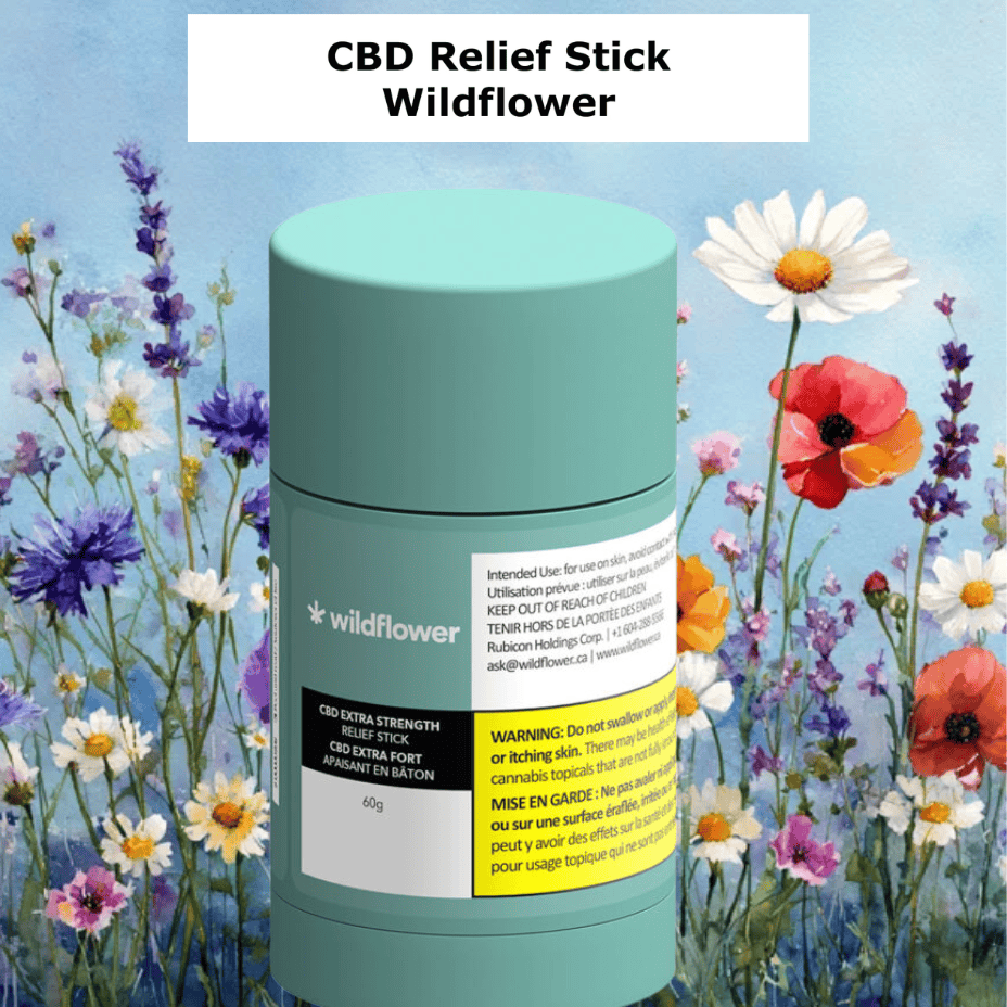 Wildflower - Extra Strength 1:1 Relief Stick - 60g Brandon Vape SuperStore and Cannabis Manitoba Canada