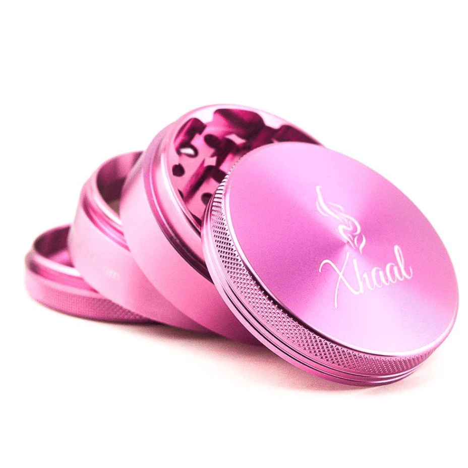 Xhaal 4pce Metal Grinder-2.5" Brandon Vape SuperStore and Cannabis Manitoba Canada