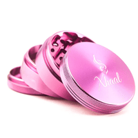 Xhaal 4pce Metal Grinder-2.5" Brandon Vape SuperStore and Cannabis Manitoba Canada