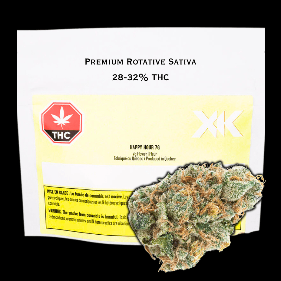 XK Happy Hour Sativa Flower - 7g 7g Brandon Vape SuperStore and Cannabis Manitoba Canada