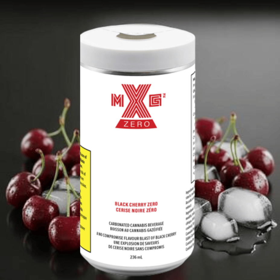 XMG Black Cherry Zero THC Beverage-355ml Brandon Vape SuperStore and Cannabis Manitoba Canada