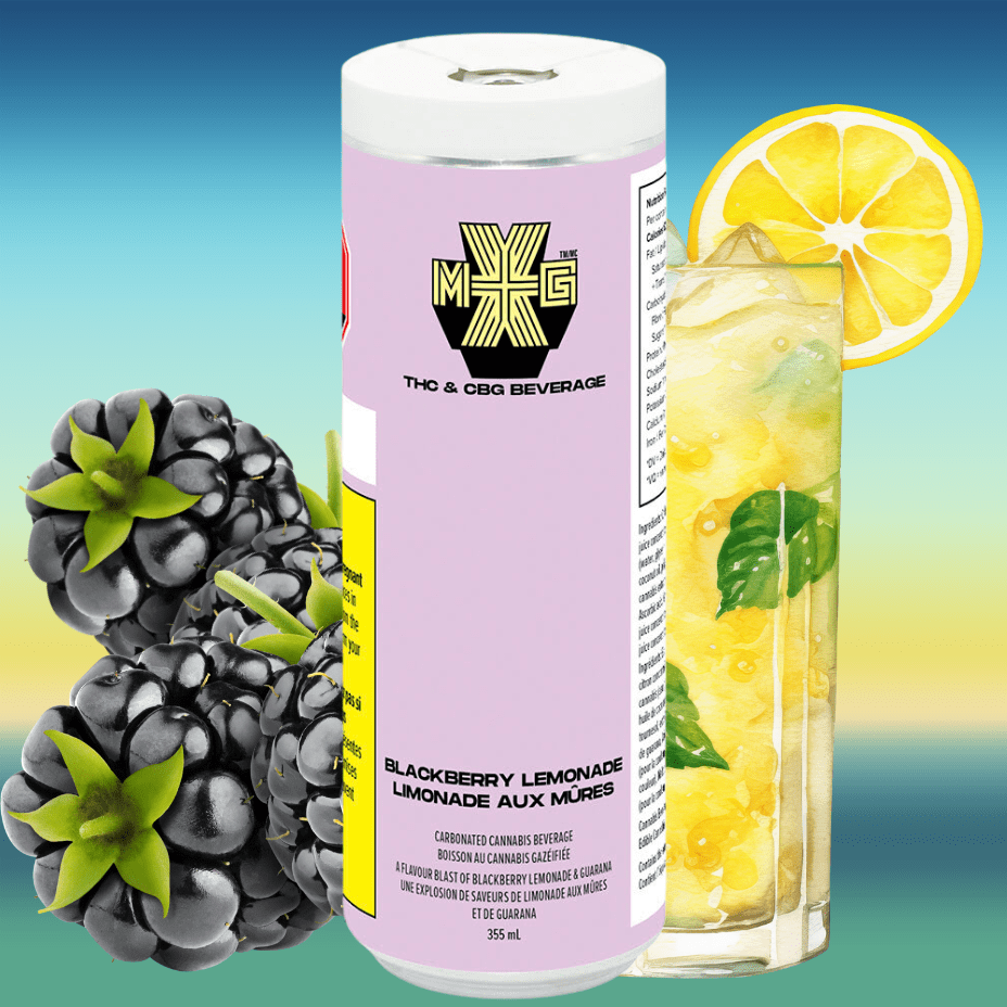 XMG+ Blackberry Lemonade THC Infused Beverage-355ml 355ml Brandon Vape SuperStore and Cannabis Manitoba Canada