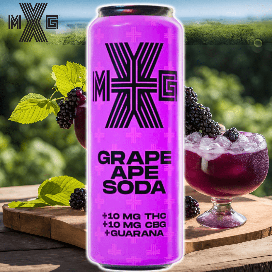XMG+ Grape Ape THC Infused Beverage-355ml Brandon Vape SuperStore and Cannabis Manitoba Canada