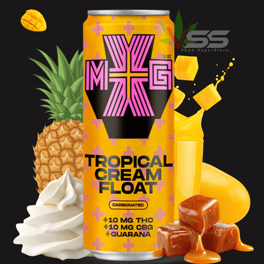XMG+ Tropical Cream Float THC Infused Beverage - 355mL Brandon Vape SuperStore and Cannabis Manitoba Canada