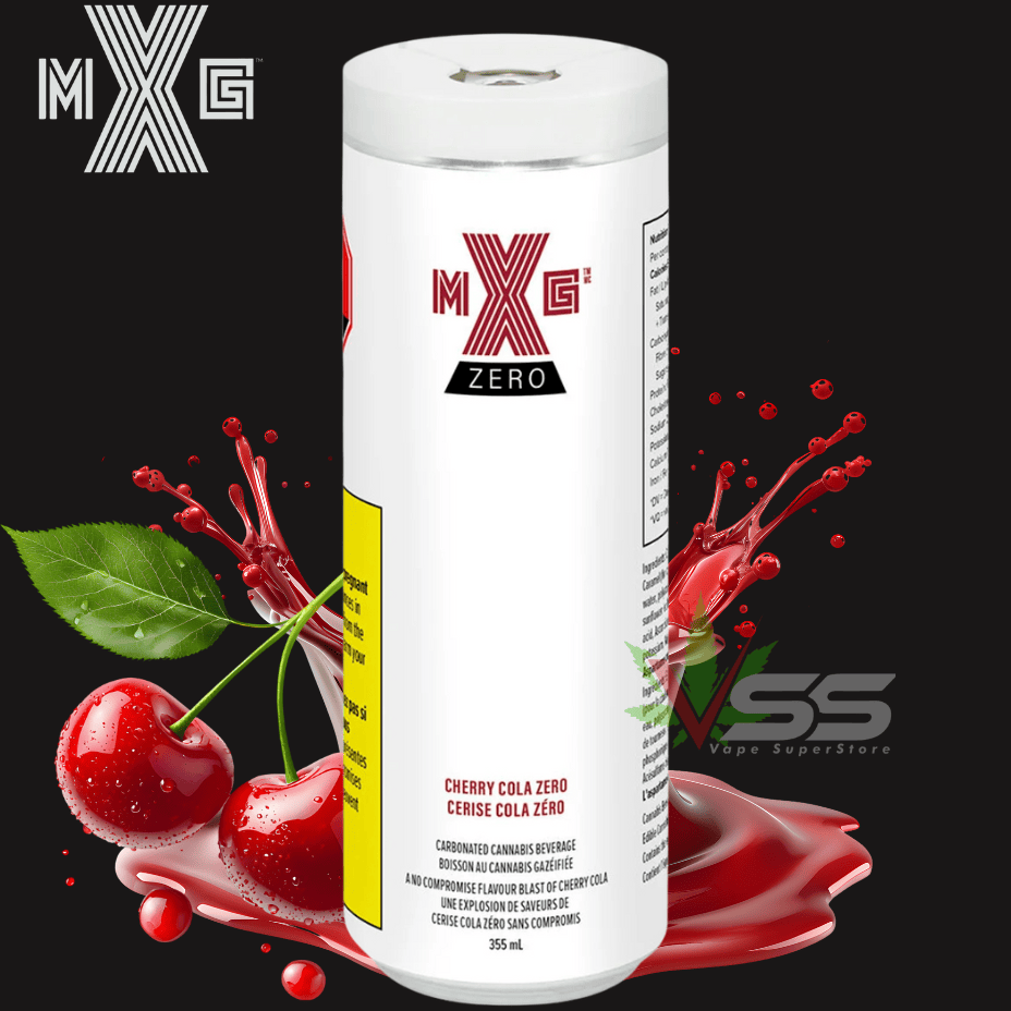 XMG Zero Cherry Cola THC Infused Beverage - 355mL Brandon Vape SuperStore and Cannabis Manitoba Canada