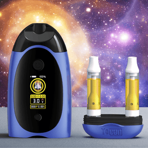 Yocan Dubb Digital Dual Cart 510 Battery 750mAh Blue Brandon Vape SuperStore and Cannabis Manitoba Canada