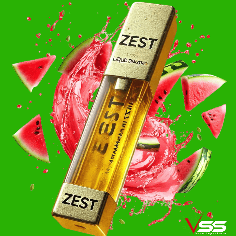 Zest Watermelon Wham Liquid Diamond + Shatter Sativa Cart-1g Brandon Vape SuperStore and Cannabis Manitoba Canada